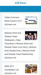 Mobile Screenshot of a2znews.net
