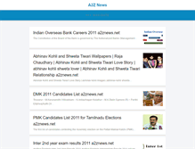 Tablet Screenshot of a2znews.net